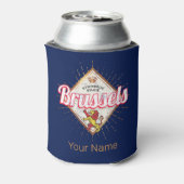 ブリュッセルヨーロッパキャピタルベルギーレトロライオンヴィンテージ 缶クーラー (缶裏面)