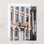 ブリュッセル国旗の写真 ポストカード (正面/裏面)