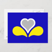 ブリュッセル国旗、ベルギーはがき ポストカード (正面/裏面)