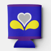 ブリュッセル国旗、ベルギークーラーボックス 缶クーラー (裏面)