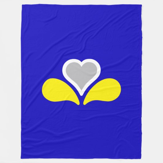 ブリュッセル国旗、ベルギーフリースブランケット フリースブランケット (正面)