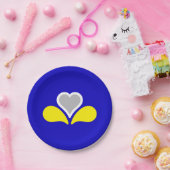 ブリュッセル国旗、ベルギー紙プレート ペーパープレート (パーティー)