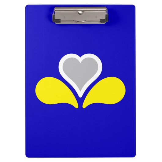 ブリュッセル国旗、ベルギー・クリップボード クリップボード (正面)