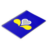 ブリュッセル国旗、ベルギー・ノート ノートブック (左側)