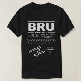 ブリュッセル空港BRU Tシャツ