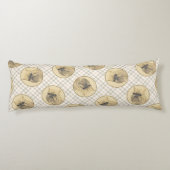 ブリュッセル絵を描グリフォン赤ざらめかわいいドッグアート ボディピロー (裏面)