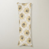 ブリュッセル絵を描グリフォン赤ざらめかわいいドッグアート ボディピロー (正面縦)