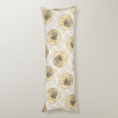 ブリュッセル絵を描グリフォン赤ざらめかわいいドッグアート ボディピロー (裏面 (縦))