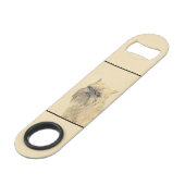 ブリュッセル絵画グリフォンの – かわいいオリジナルドッグアート スピード栓抜き (裏面アングル)