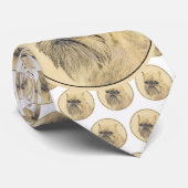 ブリュッセル絵画グリフォンの – かわいいオリジナルドッグアート ネクタイ (ロール)