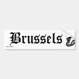 ブリュッセル訪問認定証 バンパーステッカー