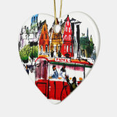 ブリュッセル都市 セラミックオーナメント (左)