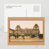 ブリュッセル駅、ホルセカール ポストカード (正面/裏面)