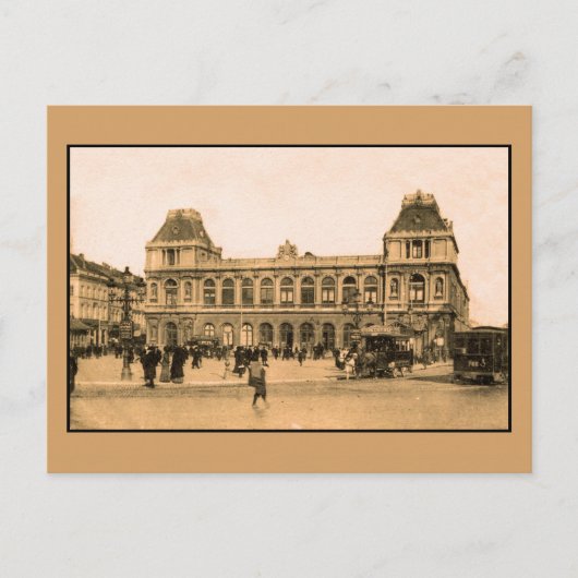 ブリュッセル駅、ホルセカール ポストカード (正面)
