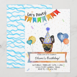 ブリュッセル・グリフォンがパウィードッグ誕生日パーティーを開催 招待状