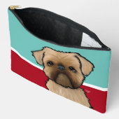 ブリュッセル・グリフォン アクセサリーポーチ (見開き)