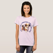ブリュッセル・グリフォン+子犬のキス Tシャツ (正面フル)