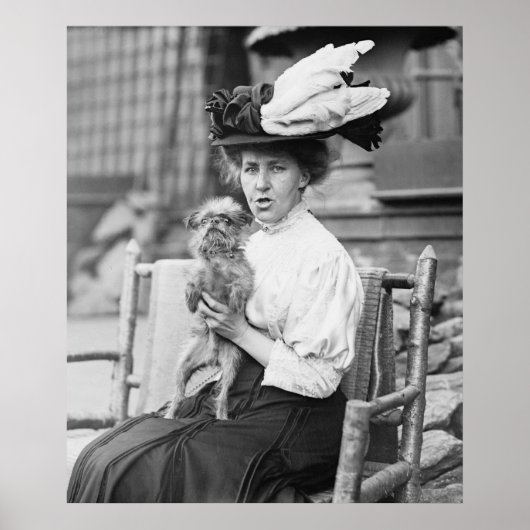 ブリュッセル・グリフォン、1900年代初期 ポスター (正面)