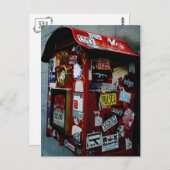 ブリュッセル:ステッカーボックスかメールボックスか? ポストカード (正面/裏面)