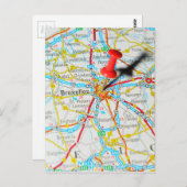 ブリュッセル、ブルッセル、ブルーセル ベルギー ポストカード (正面/裏面)