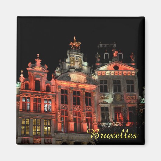 ブリュッセル、ベルギーの壮大な場所 マグネット (正面)