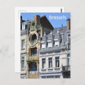 ブリュッセル・ベルギーアールヌーボー写真 ポストカード (正面/裏面)