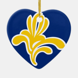 ブリュッセル(ベルギー)の旗 セラミックオーナメント