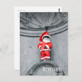 ブリュッセル・ベルギー・マネケン・ピスの写真 ポストカード (正面/裏面)