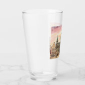ブリュッセル ベルギー 水彩画 グランパレス タンブラーグラス (右)