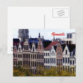 ブリュッセル ポストカード (正面/裏面)