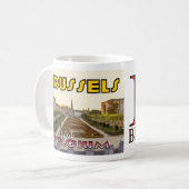 ブリュッセル、Visit Belgium Coffee Mug コーヒーマグカップ (正面左)