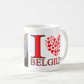 ブリュッセル、Visit Belgium Coffee Mug コーヒーマグカップ (正面右)