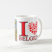 ブリュッセル、Visit Belgium Coffee Mug コーヒーマグカップ (正面右)