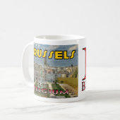 ブリュッセル、Visit Belgium Coffee Mug コーヒーマグカップ (正面左)