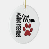 ブリュッセルGriffonのお母さん2 セラミックオーナメント (右)