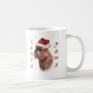 ブリュッセルGriffonサンタの足 コーヒーマグカップ