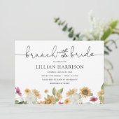 ブリュンチザブライドサンフラワーシャワー招待状 招待状 (スタンド正面)