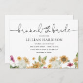 ブリュンチザブライドサンフラワーシャワー招待状 招待状 (正面/裏面)