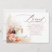 ブリュンチザブライドブライダルシャワーパンパスグラス 招待状 (正面)