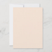 ブリュンチザブライド結婚のドレスブライダルシャワー 招待状 (裏面)