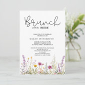 ブリュンチザブライド金ゴールドグリーンブライダルシャワー 招待状 (スタンド正面)