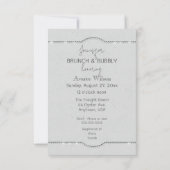 ブリュンチ&ブーブリングと花嫁 案内状 (裏面)