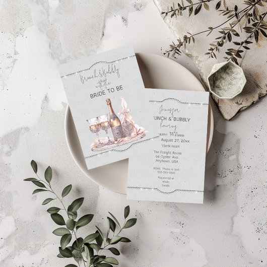 ブリュンチ&ブーブリングと花嫁 案内状