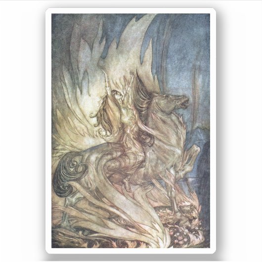 ブリュンヒルデとジークフリートの葬儀屋 シール (正面)