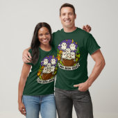ブリュークルーのかわいいおばけコーヒーデザイン Tシャツ (ユニセックス)