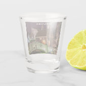 ブリュージュのボニファキウス橋 ショットグラス (裏面)