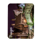 ブリュージュのボニファキウス橋 マグネット (縦)