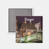 ブリュージュのボニファキウス橋 マグネット (正面/裏面)