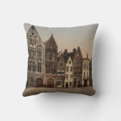 ブリュージュの図書館、ベルギー クッション (裏面)