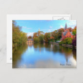 ブリュージュ、ベルギーの郵便はがき ポストカード (正面/裏面)